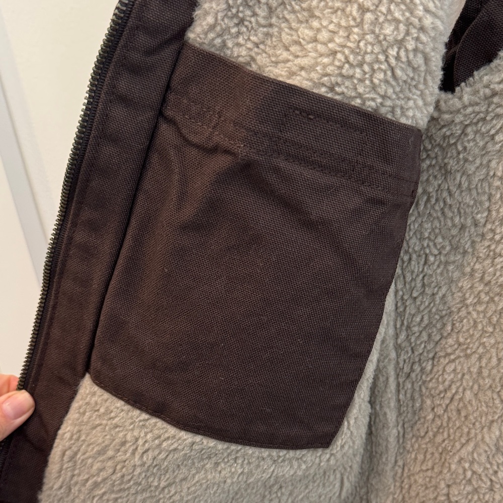 Carhartt Women’s Mock Neck Sherpa Lined Vest - Picture 7 of 11